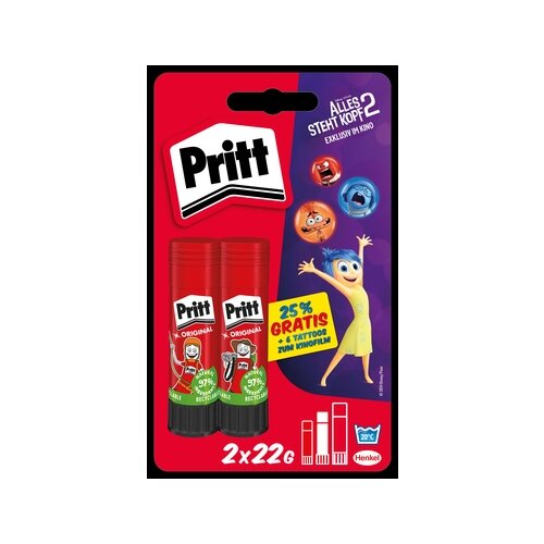 Pritt Klebestift Original Alles steht Kopf 2 2 x 22 g/Pack.