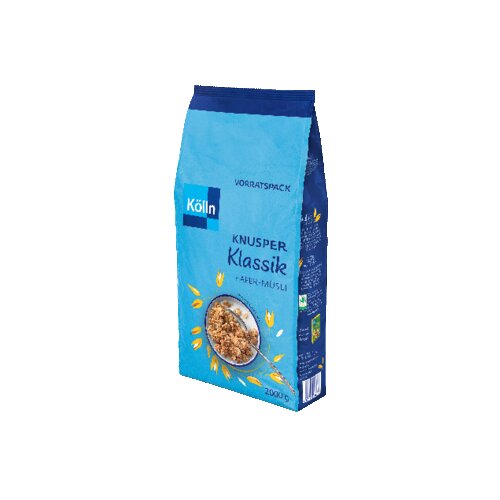 Kölln Müsli Klassik 4 x 2.000 g/Pack.