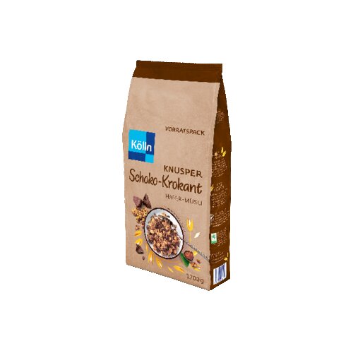 Kölln Müsli Knusper Schoko-Krokant 4 x 1.700 g/Pack.