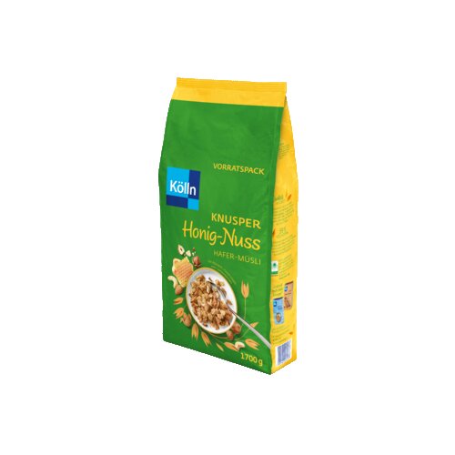Kölln Müsli Honig-Nuss 4 x 1.700 g/Pack.