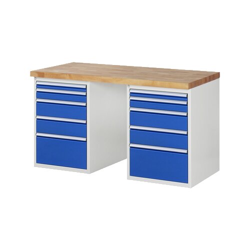 RAU Werkbank 7000 1.500 x 890 x 700 mm (B x H x T) 10 Schubladen