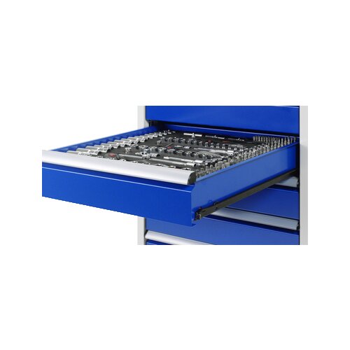RAU Werkbank 7000 Schraubstock mit Klapplift 1.000 x 890 x 700 mm (B x H x T) 4 Schubladen