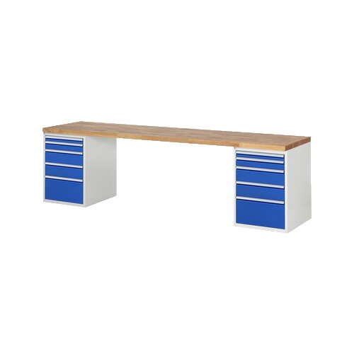 RAU Werkbank 7000 3.000 x 890 x 700 mm (B x H x T) 10 Schubladen