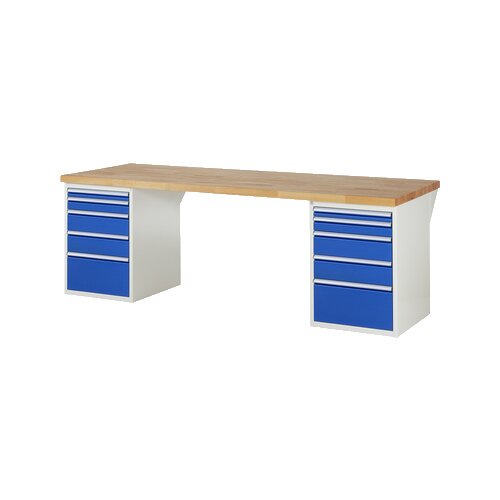 RAU Werkbank 7000 2.500 x 890 x 900 mm (B x H x T) 10 Schubladen
