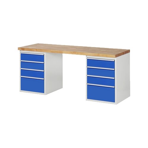 RAU Werkbank 7000 2.000 x 89 x 700 mm (B x H x T) 8 Schubladen