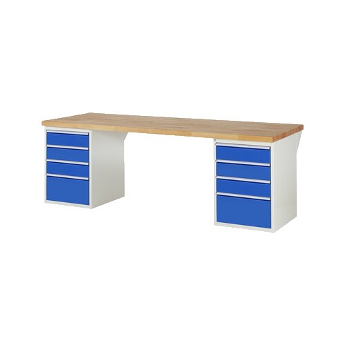 RAU Werkbank 7000 2.500 x 890 x 900 mm (B x H x T) 8 Schubladen