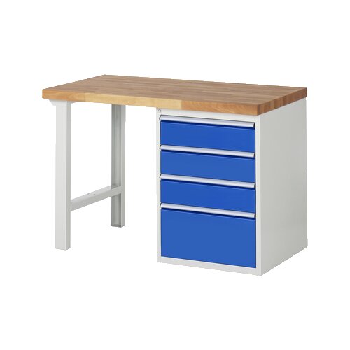 RAU Werkbank 7000 1.250 x 890 x 700 mm (B x H x T) 4 Schubladen