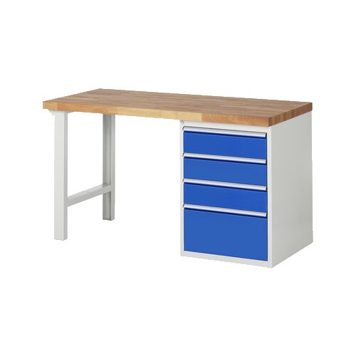 RAU Werkbank 7000 1.500 x 890 x 700 mm (B x H x T) 4 Schubladen