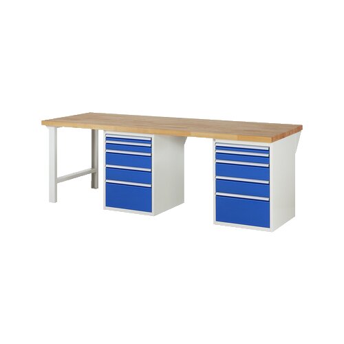 RAU Werkbank 7000 2.500 x 890 x 900 mm (B x H x T) 10 Schubladen
