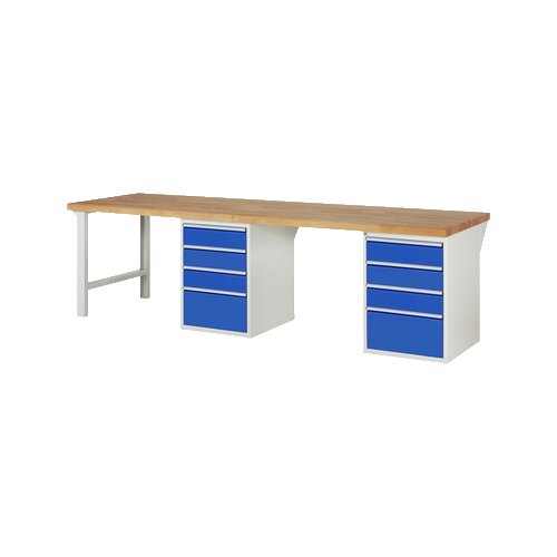 RAU Werkbank 7000 3.000 x 890 x 900 mm (B x H x T) 8 Schubladen