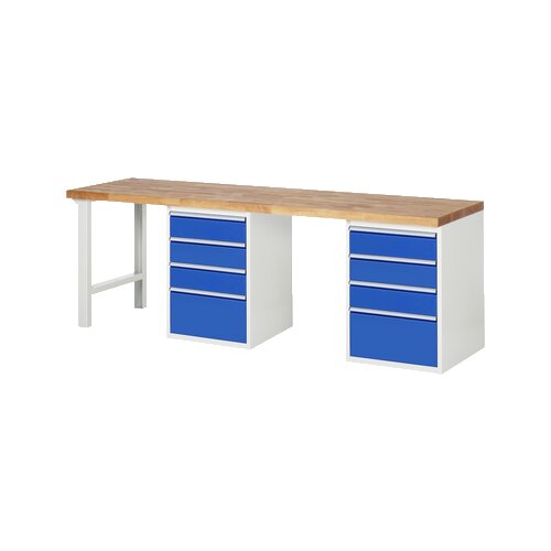 RAU Werkbank 7000 2.500 x 890 x 700 mm (B x H x T) 8 Schubladen