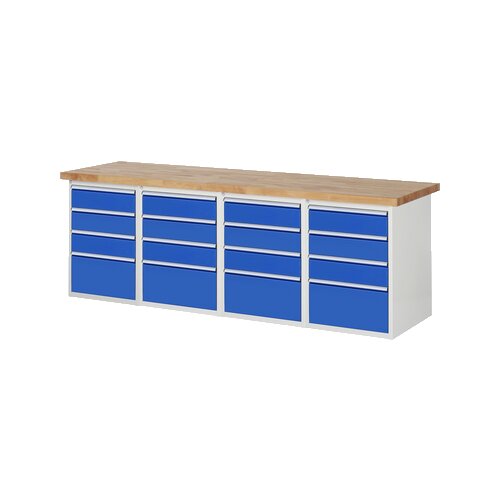RAU Werkbank 7000 16 Schubladen