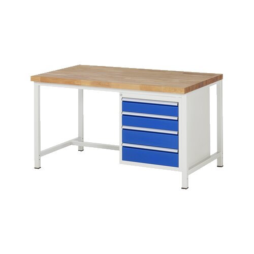RAU Werkbank 8000 1.500 x 840-1.040 x 900 mm (B x H x T) 4 Schubladen
