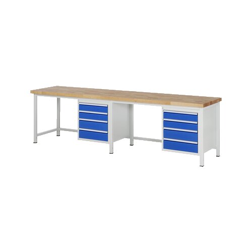 RAU Werkbank 8000 3.000 x 840-1.040 x 700 mm (B x H x T) 8 Schubladen