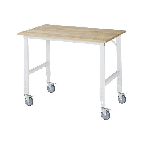 RAU Arbeitstisch Tom 1.250 x 910-1.230 x 800 mm (B x H x T)