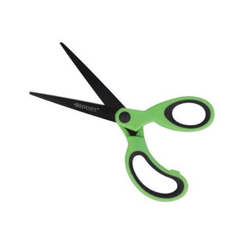 Westcott Bastelschere NEON Colour asymmetrisch, gerade, Langauge 172 mm