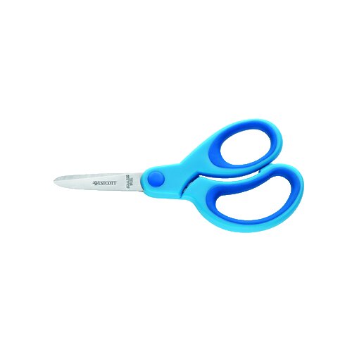 Westcott Bastelschere Kids asymmetrisch, gerade, Langauge 130 mm spitz