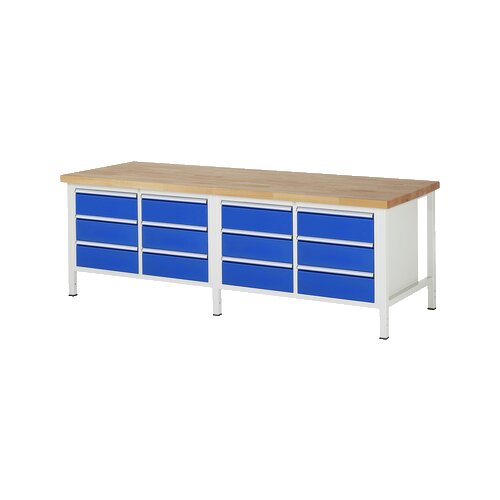 RAU Werkbank 8000 2.500 x 840-1.040 x 900 mm (B x H x T)