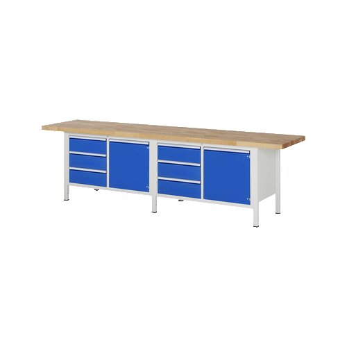 RAU Werkbank 8000 3.000 x 840-1.040 x 700 mm (B x H x T) 6 Schubladen