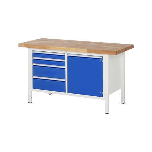 RAU Werkbank 8000 1.500 x 840-1.040 x 700 mm (B x H x T) 4 Schubladen