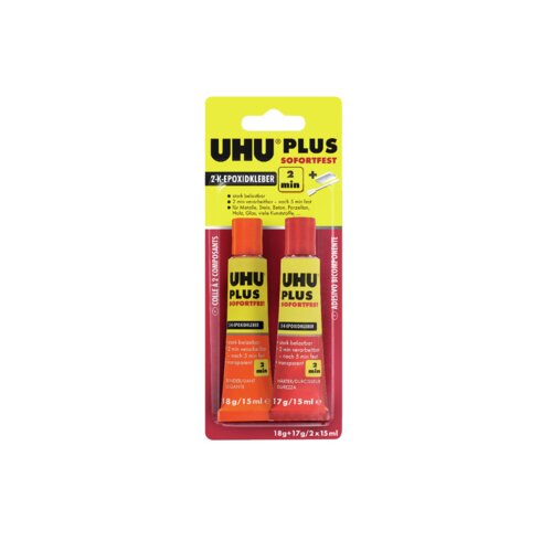 UHU® Zweikomponentenkleber PLUS SOFORTFEST