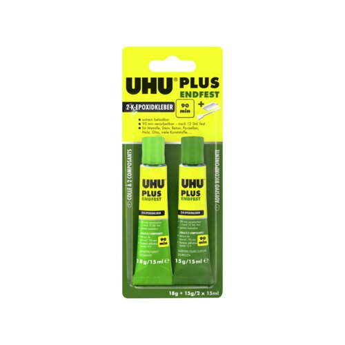 UHU® Zweikomponentenkleber PLUS ENDFEST