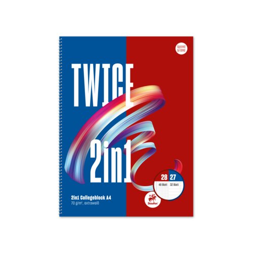 Staufen Collegeblock Twice 2in1 DIN A4