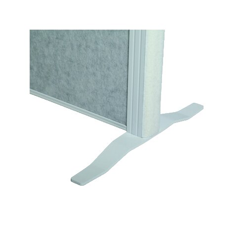 MAUL Stellwand MAULconnecto 1 x Akustikwand, 2 x Whiteboard weiß, hellgrau silber