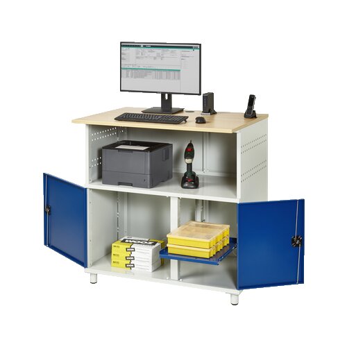 RAU PC-Arbeitsplatz Modell 1023 mit Standfuß