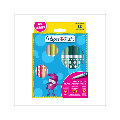 Paper Mate Fasermaler 12 St./Pack.