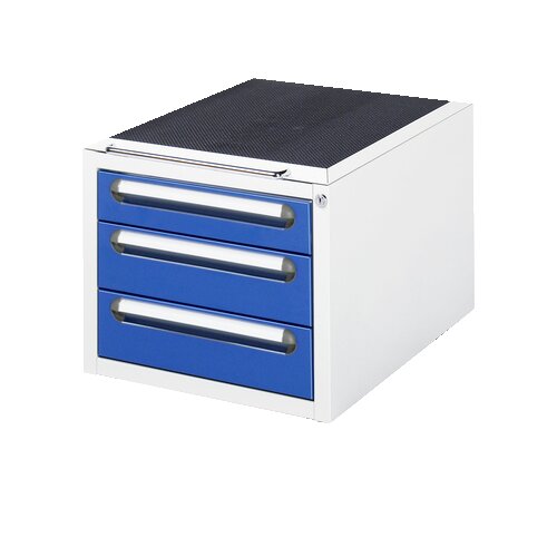RAU Rollcontainer 480 x 540 x 600 mm (B x H x T) 3 Schubladen