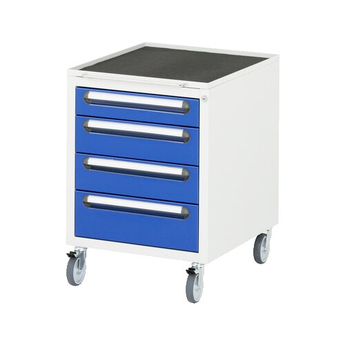 RAU Rollcontainer 480 x 690 x 600 mm (B x H x T) 4 Schubladen