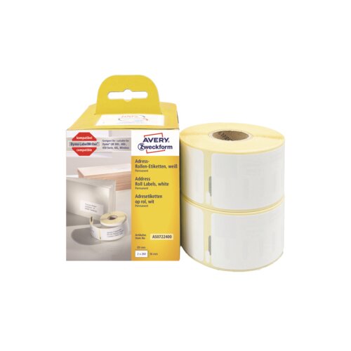 Avery Zweckform Adressetikett 36 x 89 mm (B x H) 2 x 260 Etik./Pack.