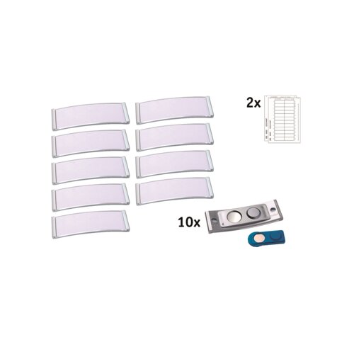 badgepoint® Namensschild polar® classic 68 x 22 mm (B x H) 10 St./Pack.