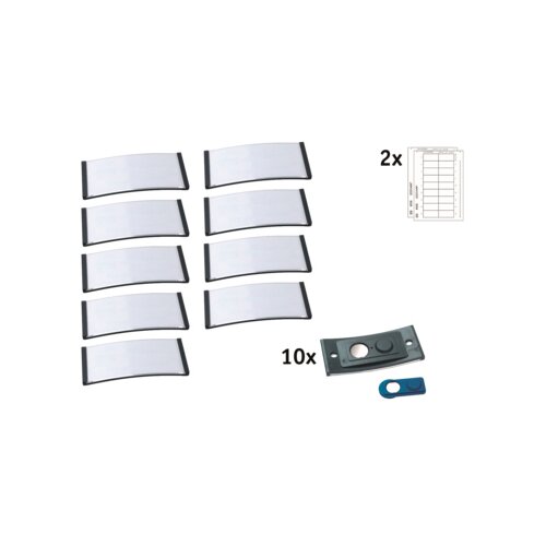 badgepoint® Namensschild polar® classic 70 x 30 mm (B x H) 10 St./Pack.