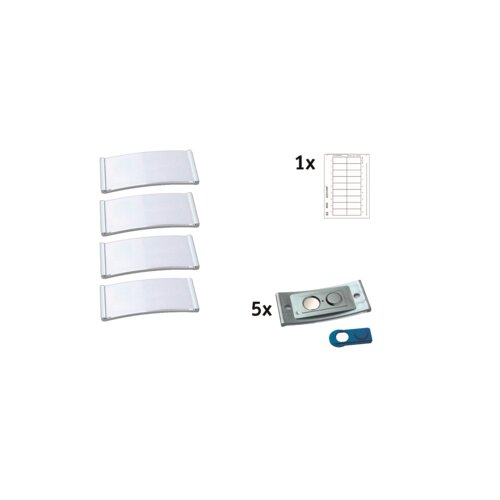 badgepoint® Namensschild polar® classic 70 x 30 mm (B x H) 5 St./Pack.