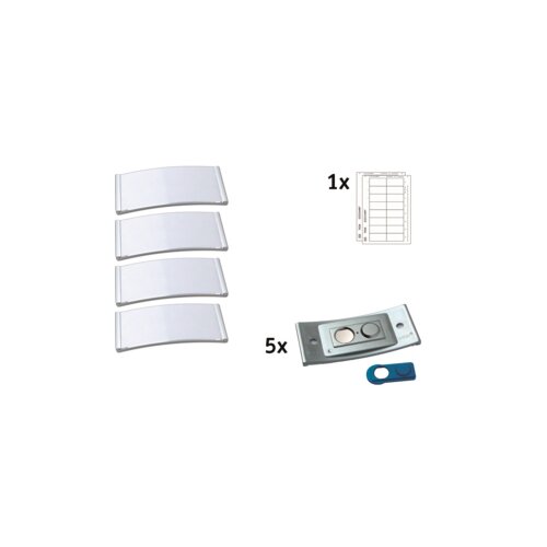 badgepoint® Namensschild polar® classic 80 x 34 mm (B x H) 5 St./Pack.