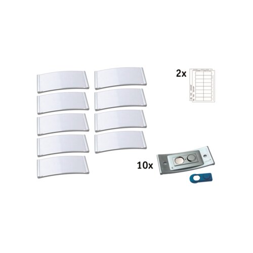badgepoint® Namensschild polar® classic 80 x 34 mm (B x H) 10 St./Pack.