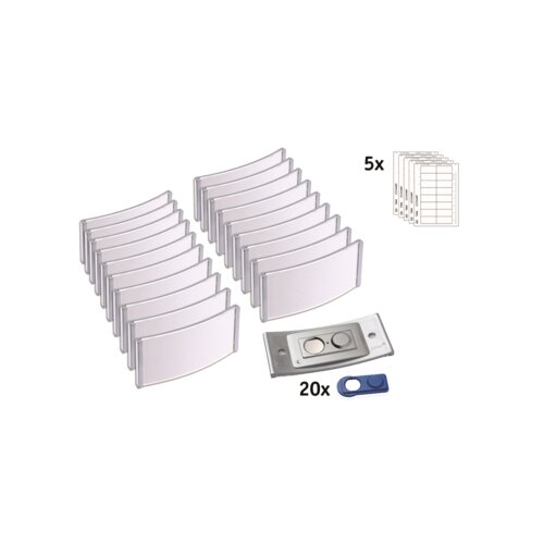 badgepoint® Namensschild polar® classic 80 x 34 mm (B x H) 20 St./Pack.