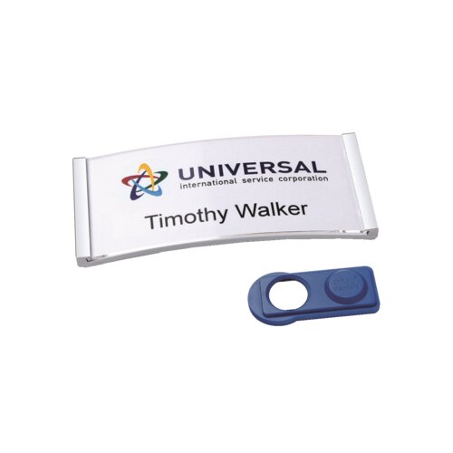 badgepoint® Namensschild polar® classic 70 x 30 mm (B x H) 5 St./Pack.
