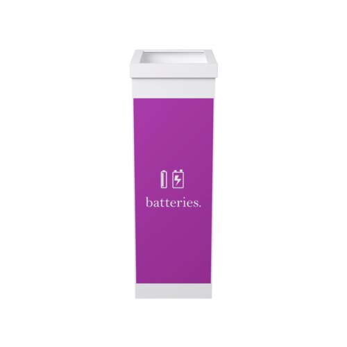 Paperflow Abfallsammelsystem Batterie lila