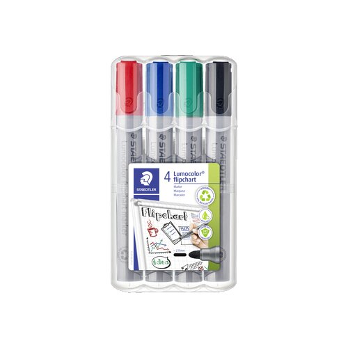 STAEDTLER® Flipchartmarker Lumocolor® 356 2 mm 4 St./Pack.