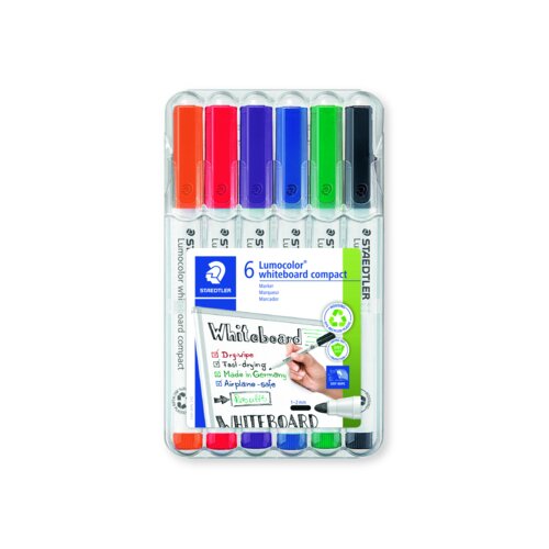 STAEDTLER® Whiteboardmarker Lumocolor® compact 341 6 St./Pack.