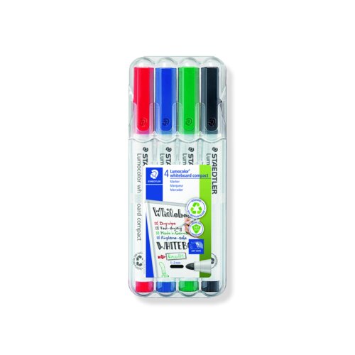 STAEDTLER® Whiteboardmarker Lumocolor® compact 341 4 St./Pack.