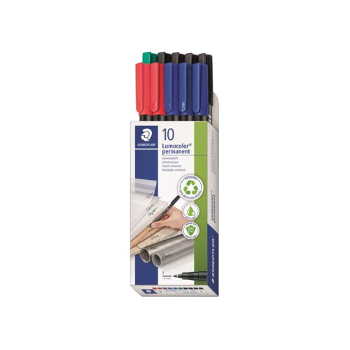 STAEDTLER® Folienstift Lumocolor® permanent 318 10 St./Pack.
