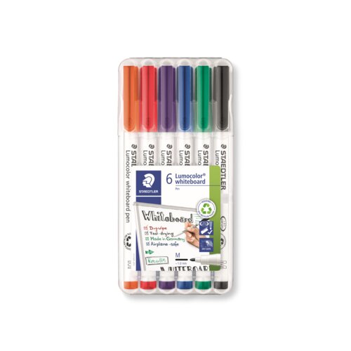 STAEDTLER® Whiteboardmarker Lumocolor® 301 6 St./Pack.
