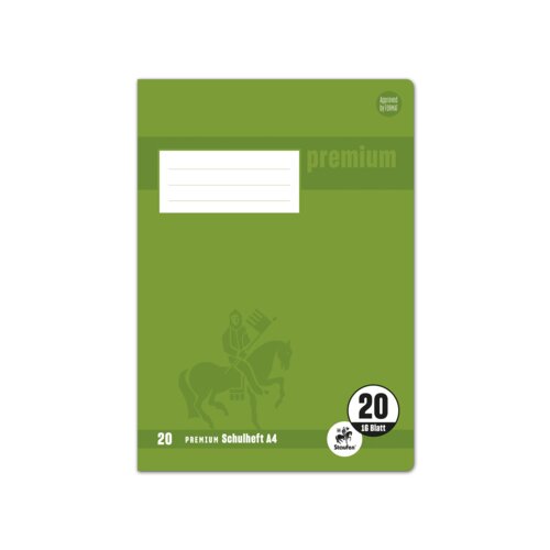 Staufen Schulheft PREMIUM Academy DIN A4 blanko Lineatur 20