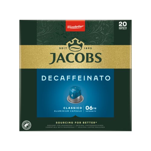 JACOBS Kaffeekapsel Decaffeinato 6