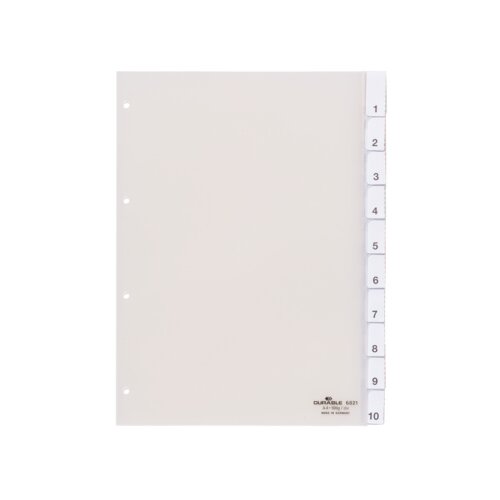 DURABLE Ordnerregister 10 Registerblätter