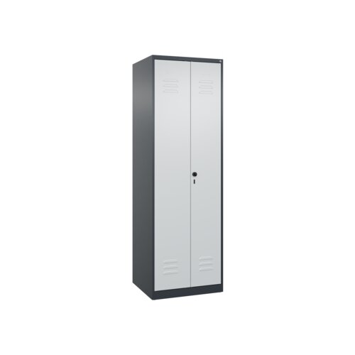 C+P Kleiderspind Classic PLUS mit Sockel lichtgrau